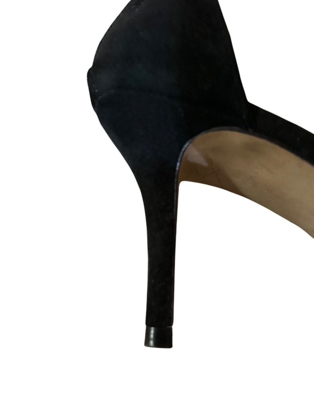 Antonio Melani Strappy Heels Animal Print Black Suede 8M Used - Picture 16 of 16